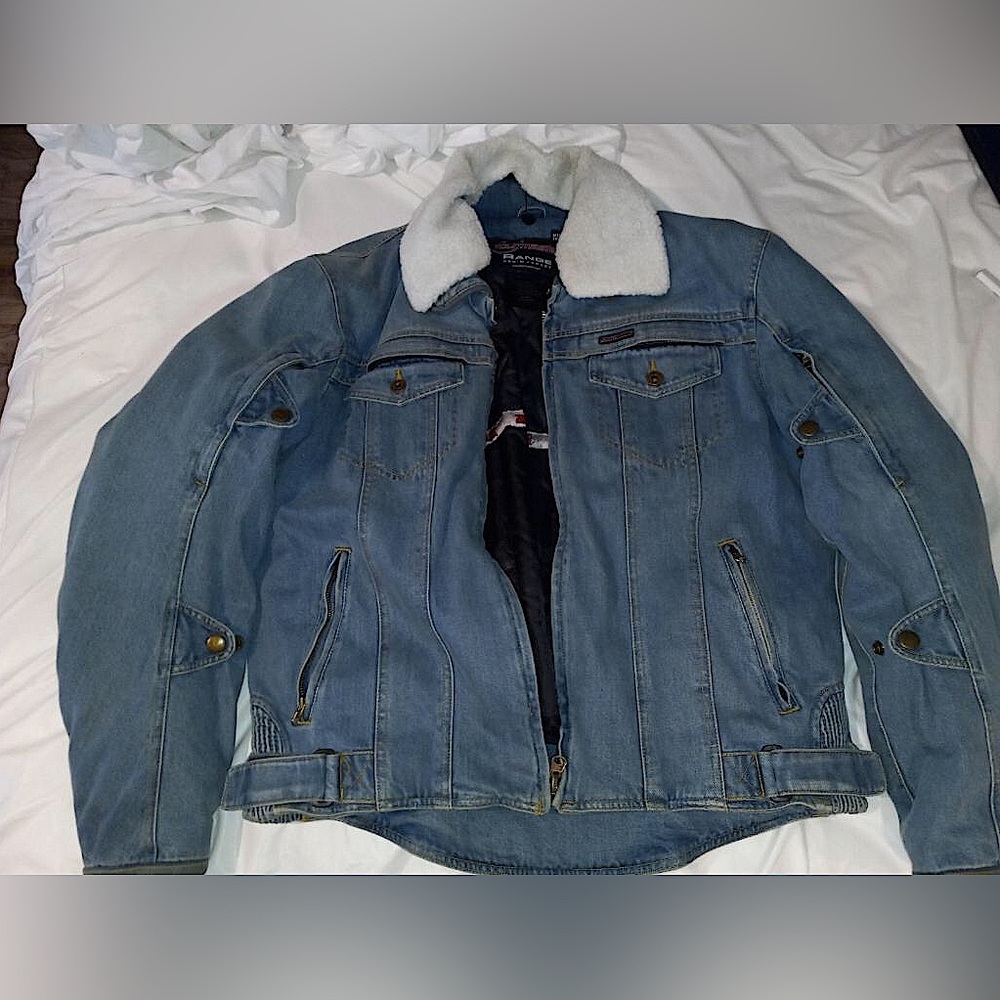 Your Master range denim jacket. Men’s  lg./44